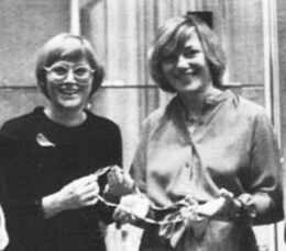 Foto von Franziska Kelz-Blank und Dr. Anke Martiny MdB