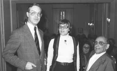 Dr. Hans de With, Franziska Kelz-Blank und Prof. Dr. Heinrich Ltzeler